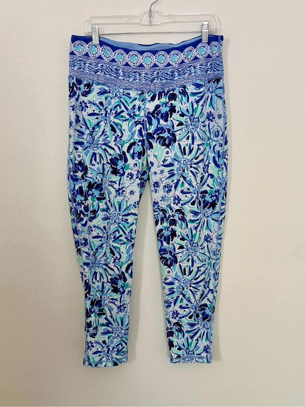 Lilly Pulitzer Luxletic Weekender High Rise Midi Leggings Iris High Maintenance